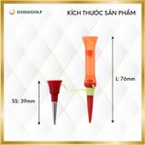  Tee Golf Nhựa Lò Xo Xoay 360º Koviss - Chân Đỡ Phát Bóng Golf VS101 | 76mm - 39mm |  Koviss Golf Chính Hãng. 