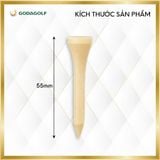  Tee Golf Gỗ Cao Cấp Tabata 55mm - Chân đỡ phát bóng GV0433 | Tabata Golf Chính Hãng 