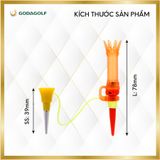  Tee Golf Nhựa Nam Châm Bật  180º Koviss, Chân Đỡ Phát Bóng Hoa Sen TT150 | 78mm - 39mm | Koviss Golf Chính Hãng. 