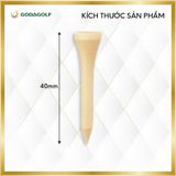  Tee Golf Gỗ Cao Cấp Tabata 40mm - Chân đỡ phát bóng GV0432 | Tabata Golf Chính Hãng 