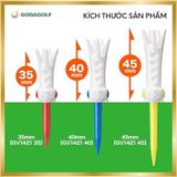  Tee Golf Nhựa Cao Cấp Tabata - Chân đỡ phát bóng GV1421  |  35mm 40mm 45mm  | Tabata Golf chính hãng 