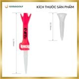  Tee Golf Nhựa Đầu vuông nút Bật 180º Koviss - Chân Đỡ Phát Bóng ET160| 84 mm - 39 mm | Koviss Golf Chính Hãng. 