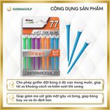  Tee Golf Nhựa Cao Cấp Tabata - Chân đỡ phát bóng GV1420B |  62mm 77mm  | Tabata Golf chính hãng 