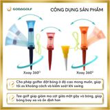  Tee Golf Nhựa Lò Xo Xoay 360º Koviss - Chân đỡ phát bóng VS108 |78mm 68mm 58mm 39mm| Koviss Golf Chính Hãng 
