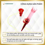  Tee Golf Nhựa Nam Châm Bật  180º Koviss, Chân Đỡ Phát Bóng Hoa Sen TT150 | 78mm - 39mm | Koviss Golf Chính Hãng. 