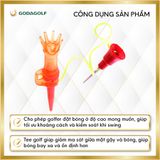  Tee Golf Nhựa Nam Châm Bật  180º Koviss - Chân Đỡ Phát Bóng Hoa Sen TT151 | 70mm - 39mm | Koviss Golf Chính Hãng. 