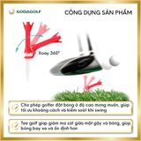  Tee Golf Nhựa Đầu vuông nút Bật 180º Koviss - Chân Đỡ Phát Bóng ET164 | 84 mm - 39mm | Koviss Golf Chính Hãng. 