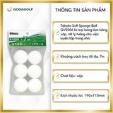  Gói 6 Bóng Xốp Tập golf Tabata - Bóng Xốp Định hình (Khoảng cách bay tối đa 7M) GV0306| Tabata Golf Chính Hãng 