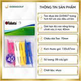 Tee Golf Nhựa Tabata 40 mm, Chân Đỡ Phát Bóng GV0467 | Tabata Golf Chính Hãng. 