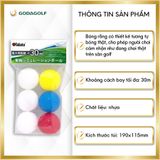  Gói 6 Bóng Nhựa Mềm Tập Golf Tabata - Bóng Tập Golf (Khoảng cách bay tối đa 30M) GV0311| Tabata Golf Chính Hãng 