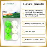  Gói 6 Bóng Nhựa Rỗng Tập Golf Tabata - Bóng Tập Golf (Khoảng cách bay tối đa 30M) - GV0310 | Tabata Golf Chính Hãng 