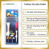  Tee Golf Nhựa Đầu vuông nút Bật 180º Koviss - Chân Đỡ Phát Bóng ET164 | 84 mm - 39mm | Koviss Golf Chính Hãng. 