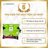  Tee Golf gỗ Lucky Tee Koviss - Chân đỡ bóng golf LT195 (80mm + 42mm)  | Koviss Golf Chính Hãng. 