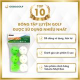  Gói 6 Bóng Nhựa Rỗng Tập Golf Tabata - Bóng Tập Golf (Khoảng cách bay tối đa 30M) - GV0310 | Tabata Golf Chính Hãng 