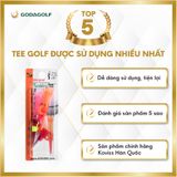  Tee Golf Nhựa Nam Châm Bật 180º Koviss - Chân Đỡ Phát Bóng Hoa Sen TT154 | 70mm - 70mm- 39mm | Koviss Golf Chính Hãng. 