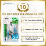  Tee Golf Nhựa Đầu Mềm Tabata 34 mm, Chân Đỡ Phát Bóng GV0447| PBL PP Y | Tabata Golf Chính Hãng. 