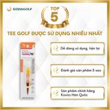  Tee Golf Nhựa Nam Châm Bật  180º Koviss - Chân Đỡ Phát Bóng Hoa Sen TT151 | 70mm - 39mm | Koviss Golf Chính Hãng. 