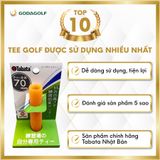  Tee Golf Cao Su Tabata 70 mm - Chân đỡ phát bóng golf GV0299 | Tabata Golf Chính Hãng 