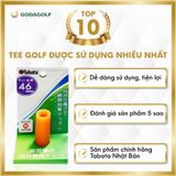  Tee Golf Cao Su Tabata 46mm - Chân đỡ phát bóng golf | Tabata Golf Chính Hãng 