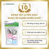  Gói 6 Bóng Xốp Tập Golf Tabata - Bóng Mềm (Khoảng cách bay tối đa 10 M) GV0302 | Tabata Golf Chính Hãng 