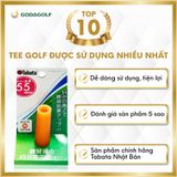  Tee Golf Cao Su Tabata 55mm - Chân đỡ phát bóng golf GV0294 | Tabata Golf Chính Hãng 