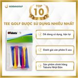  Tee Golf Nhựa  Tabata 70 mm, Chân Đỡ Phát Bóng GV0476 | Tabata Golf Chính Hãng. 