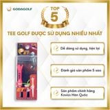  Tee Golf Nhựa Đầu vuông nút Bật 180º Koviss - Chân Đỡ Phát Bóng ET160| 84 mm - 39 mm | Koviss Golf Chính Hãng. 