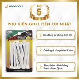  Tee golf nhựa 3 kiểu tròn, vuông, dẹp - Chân đỡ phát bóng NEO STEP NS181 | Koviss Golf Chính Hãng. 