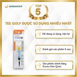  Tee Golf Nhựa Nam Châm Bật  180º Koviss, Chân Đỡ Phát Bóng Hoa Sen TT150 | 78mm - 39mm | Koviss Golf Chính Hãng. 