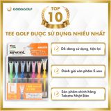  Tee Golf Nhựa Xoắn Ốc Cao Cấp Tabata - GV1419 | S M L | Tabata Golf chính hãng 