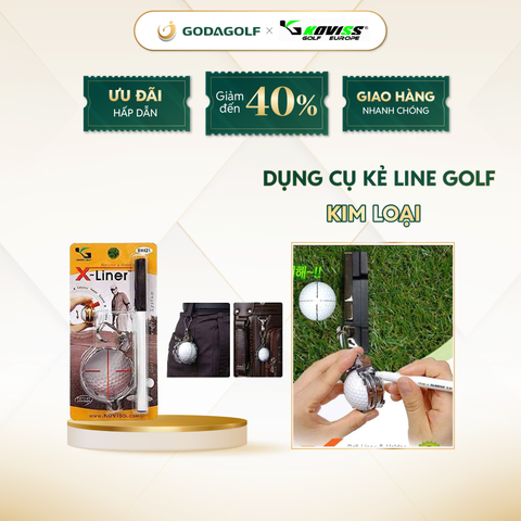  Dụng Cụ Kẻ Line Golf BH421 Ball Marker Bộ 1 Bút + 1 Khuôn Vẽ Bóng  | Koviss Golf Chính Hãng. 