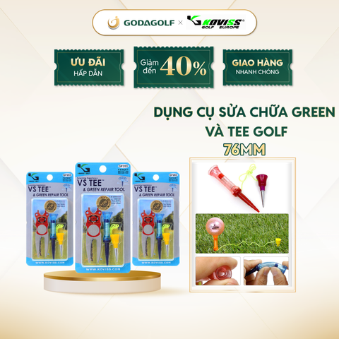  Bộ dụng cụ sửa chữa Green và VS Tee Golf Đỡ Phát Bóng GF203 | Koviss Golf Chính Hãng. 