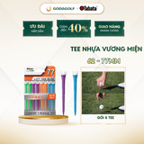  Tee Golf Nhựa Cao Cấp Tabata - Chân đỡ phát bóng GV1420A  |  62mm 77mm  | Tabata Golf chính hãng 