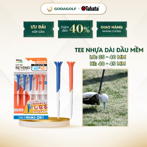  Tee Golf Nhựa Cao Cấp Tabata , Chân đỡ phát bóng GV1422 |  HIBLOR - LOSBMG | Tabata Golf chính hãng 