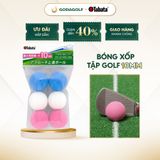  Gói 6 Bóng Xốp Tập Golf Tabata - Bóng Bọt Biển Mềm (Khoảng cách bay tối đa 10 M) GV0304| Tabata Golf Chính Hãng 