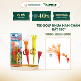  Tee Golf Nhựa Nam Châm Bật 180º Koviss - Chân Đỡ Phát Bóng Hoa Sen TT154 | 70mm - 70mm- 39mm | Koviss Golf Chính Hãng. 