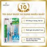  Tee Golf Nhựa Đầu Mềm Tabata 46 mm, Chân Đỡ Phát Bóng GV0449 | PFO SBL | Tabata Golf Chính Hãng. 