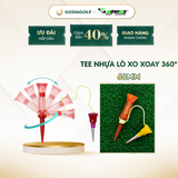  Tee Golf Nhựa Lò Xo Xoay 360º Koviss - Chân Đỡ Phát Bóng Golf VS102| 68mm - 39mm |  Koviss Golf Chính Hãng. 
