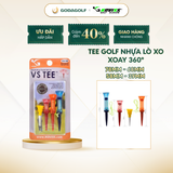  Tee Golf Nhựa Lò Xo Xoay 360º Koviss - Chân đỡ phát bóng VS108 |78mm 68mm 58mm 39mm| Koviss Golf Chính Hãng 