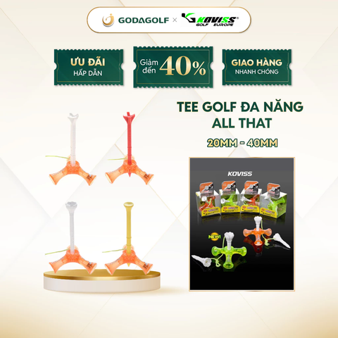  Tee Golf Đa Năng ALL THAT - Chân Đỡ Phát Bóng Golf | Koviss Golf Chính Hãng. 
