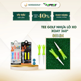  Tee golf Nhựa 80mm Lò Xo Xoay 360º Koviss - Chân Đỡ Phát Bóng Đế Vuông | Koviss Golf Chính Hãng. 