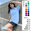 Áo thun Polo màu xanh thiên thanh | trơn