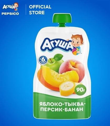 Trái cây nghiền arywa NGA táo chuối lê đào
