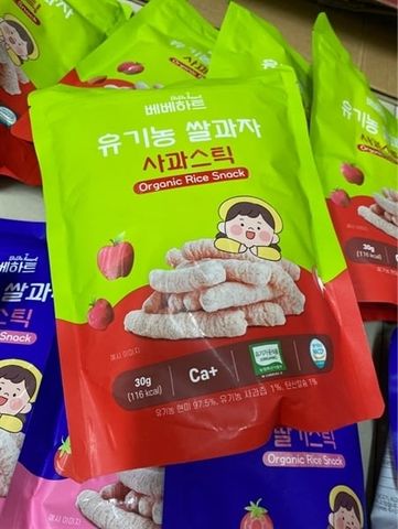 BÁNH GẠO QUE BEBEHEART VỊ TÁO