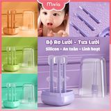 Dụng Cụ Rơ Lưỡi Bàn Chải Silicon 3 Chi Tiết 3