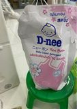 NƯỚC GIẶT XẢ CHO BÉ DNEE MÀU HỒNG TÚI 1400ML
