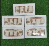 SET PHỤ KIỆN 4 MÓN MÀU BE PHỐI MÀU TAI GẤU