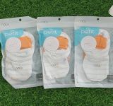 SET BTBC MÀU TRẮNG IN HỌA TIẾT PHỐI CAM
