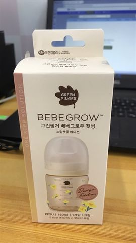 BÌNH SỮA BEBE GROW 160ML HOA VÀNG