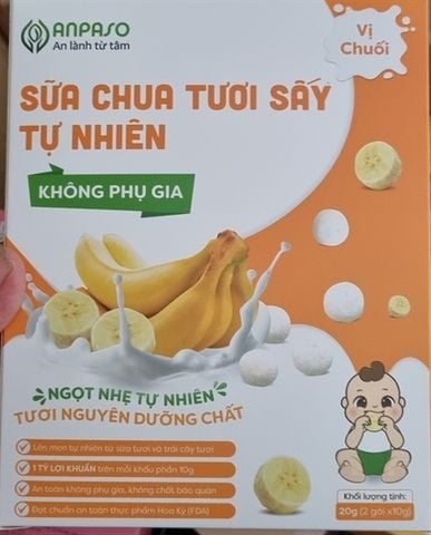SỮA CHUA SẤY KHÔ ANPASO VỊ CHUỐI